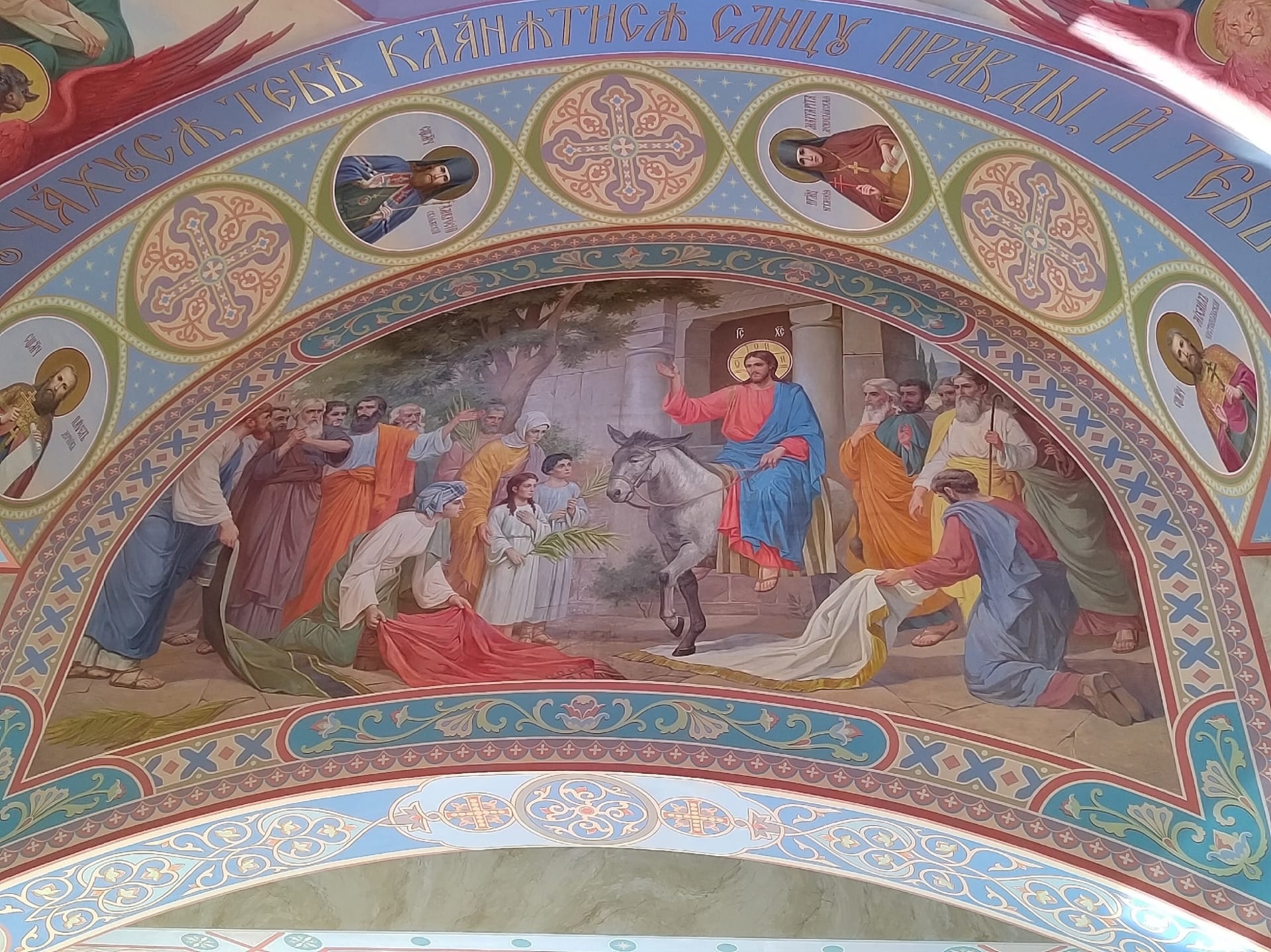 Роспись стен в церкви Рождества Христова III