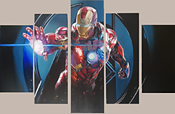 Модульная картина "Железный человек" Iron Man
