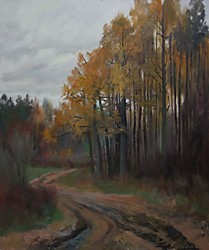 Роща лиственниц
