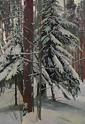 Тишина зимнего леса