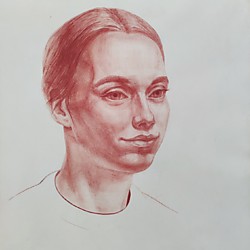 Портрет юной девушки